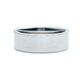 Wide Brushed Wedding Band