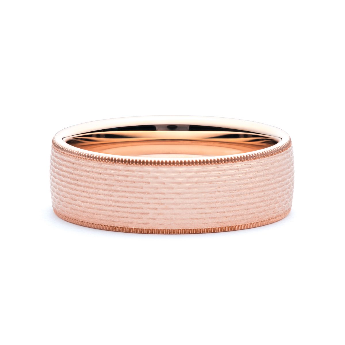 Men's Rose Gold Wedding Band