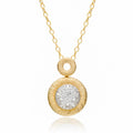 Yellow Gold Diamond Pavé Pendant