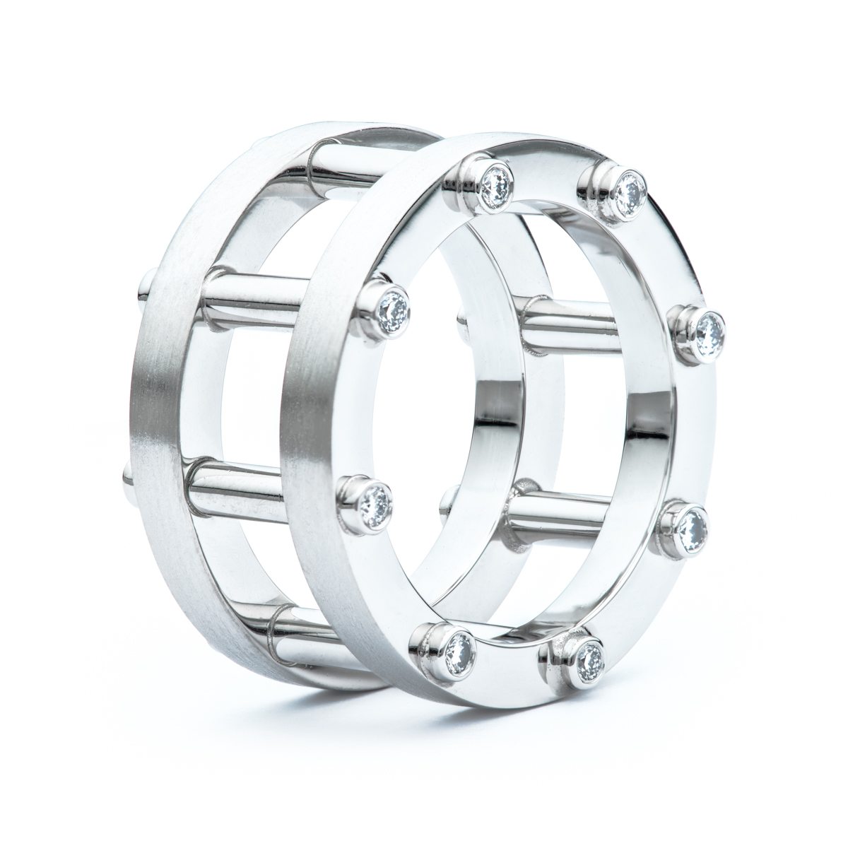 Custom Industrial Men's Wedding Band