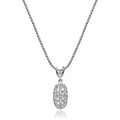 Oval Diamond Pendant