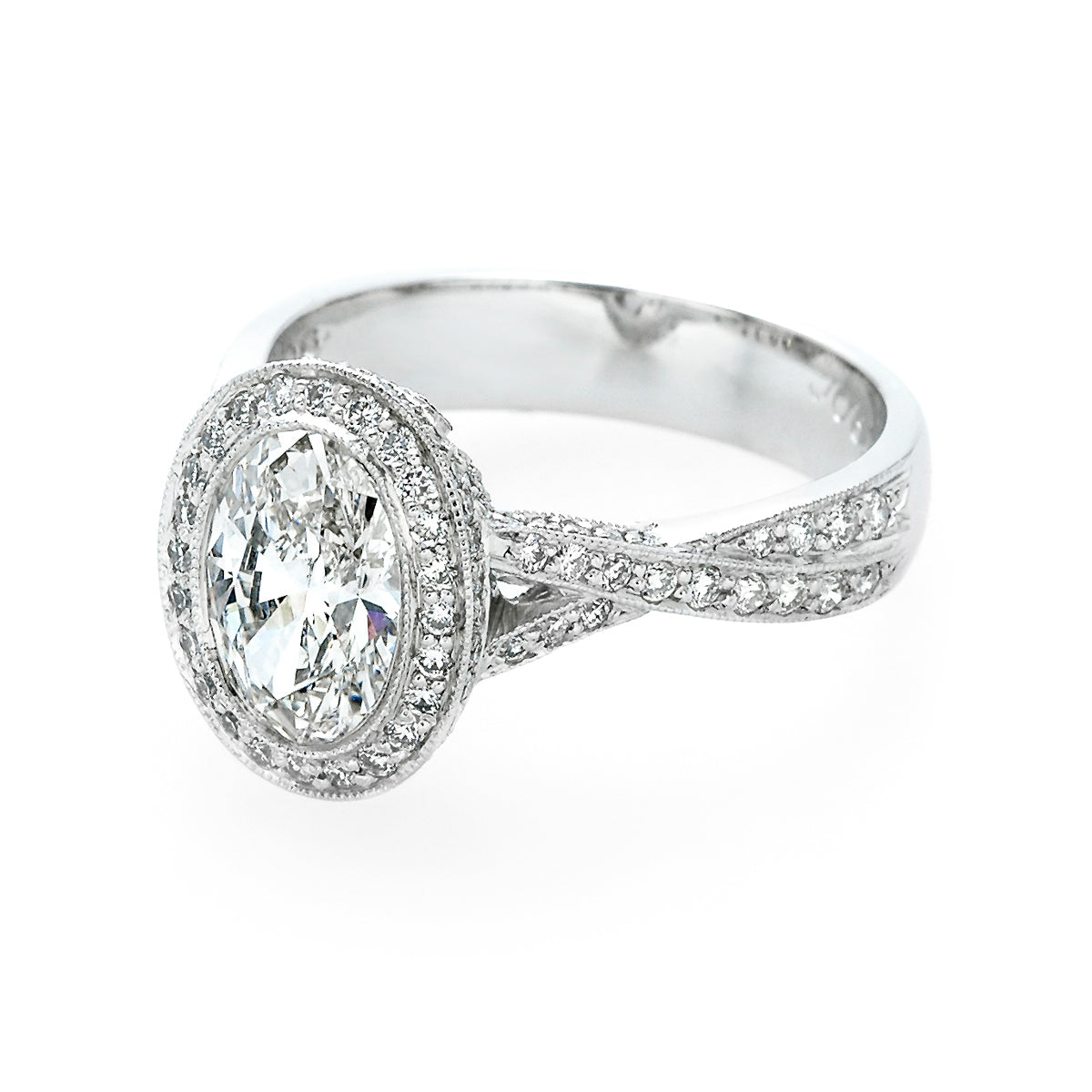 Oval Diamond Engagement Ring
