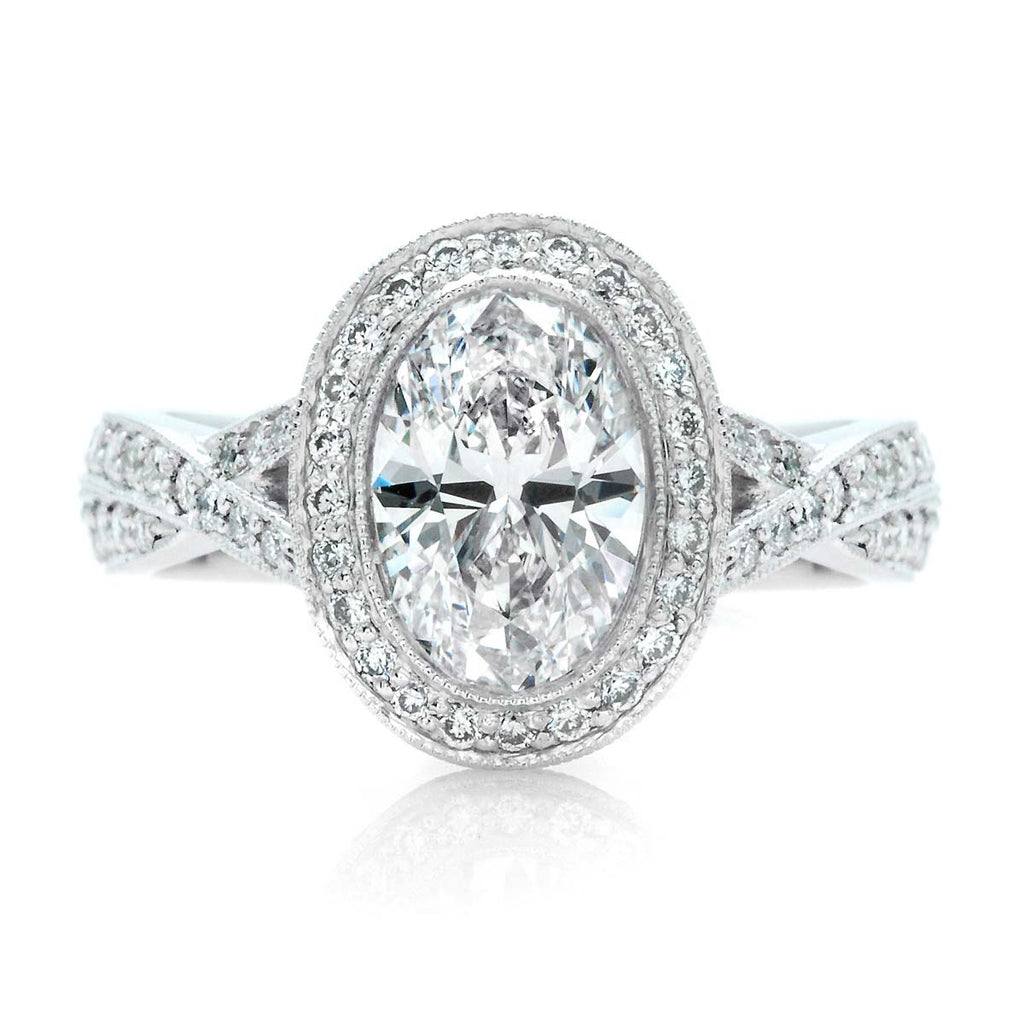 Oval Diamond Engagement Ring