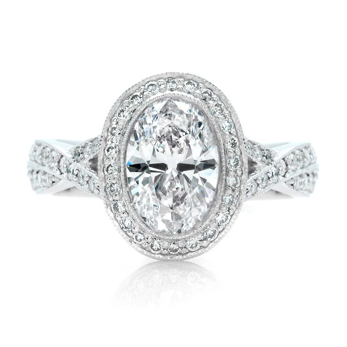 Oval Diamond Engagement Ring