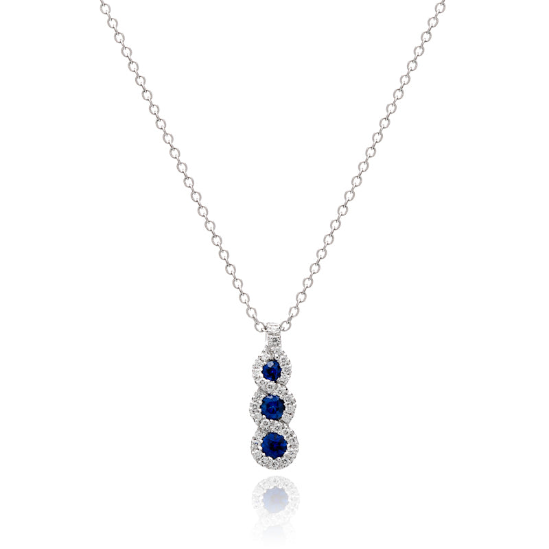 Sapphire and Diamond Pendant