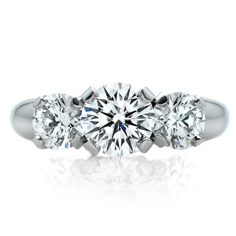 Three Stone Diamond Engagment Ring 900-00061