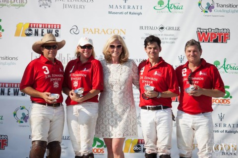 Rose with Polo Team